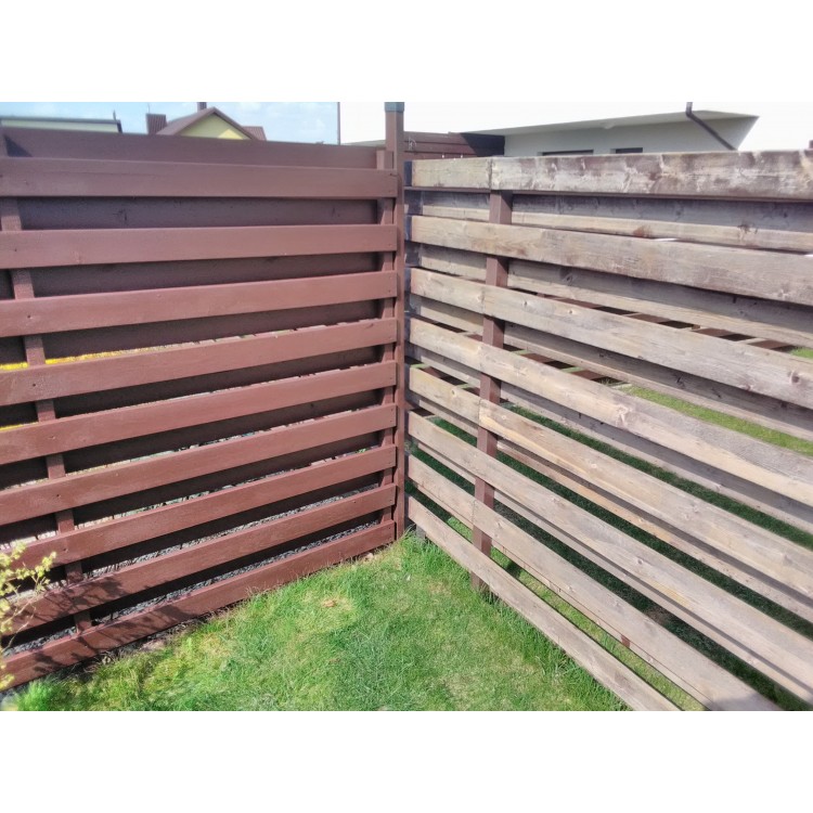 medinės tvoros atnaujinimas